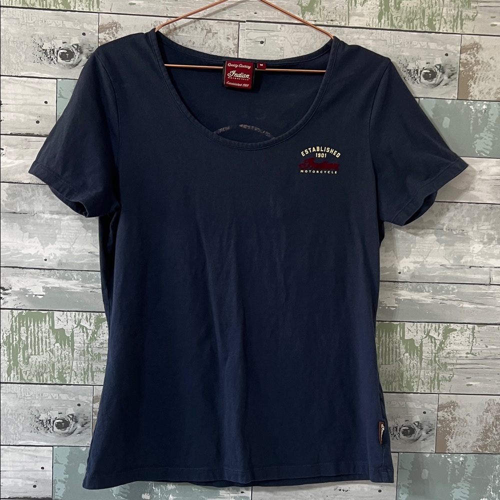 Navy Short Sleeve Tee by Indian Motorcycle